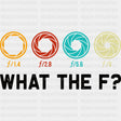 What The F? Aperture Design - Photography DTF Transfers ready2transfer Dark Color Design (See Imaging)