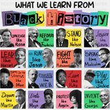 What We Learn From Black History - BLM DTF Transfer Adult Unisex - S & M (10’’) / Dark Color Design (See Imaging)