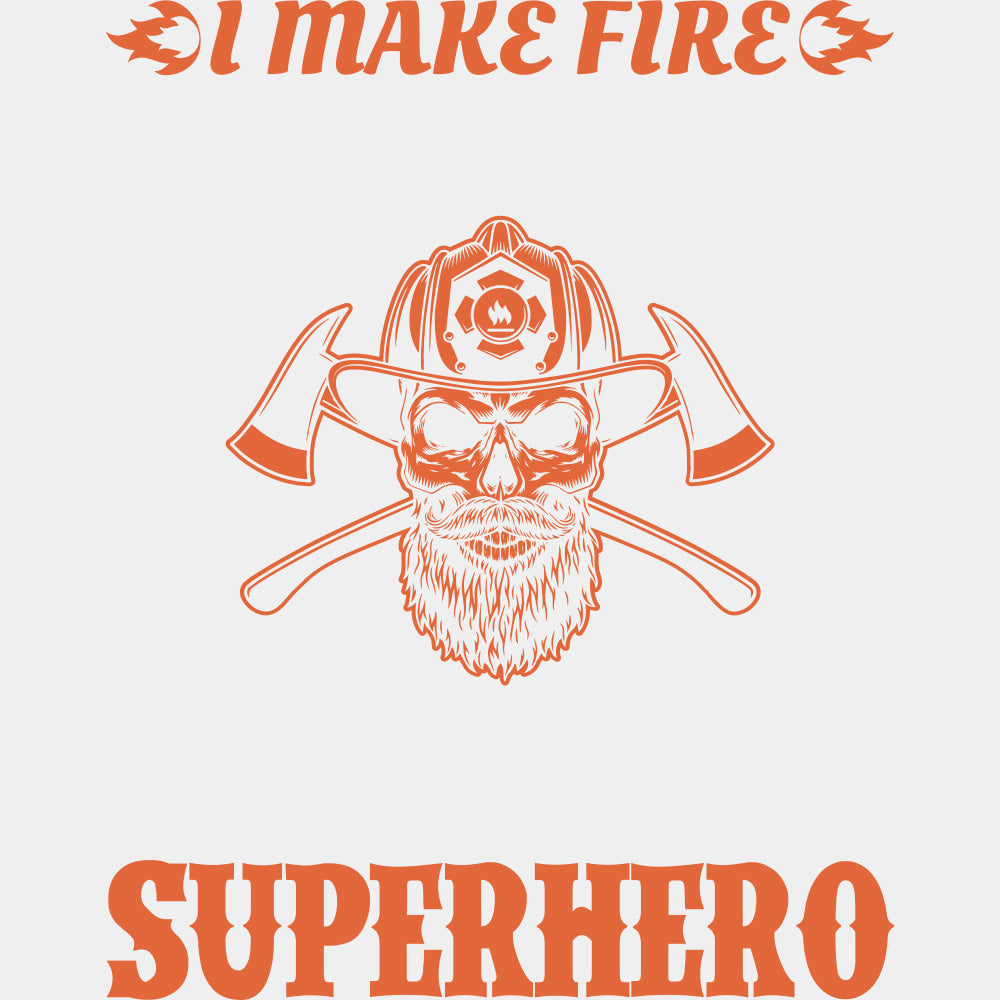 What's Your Superhero - Fire Department DTF Transfers ready2transfer Light Color Design (See Imaging)