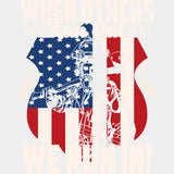 When Others Run Out, We Run In - Fire Department DTF Transfers ready2transfer Light Color Design (See Imaging)