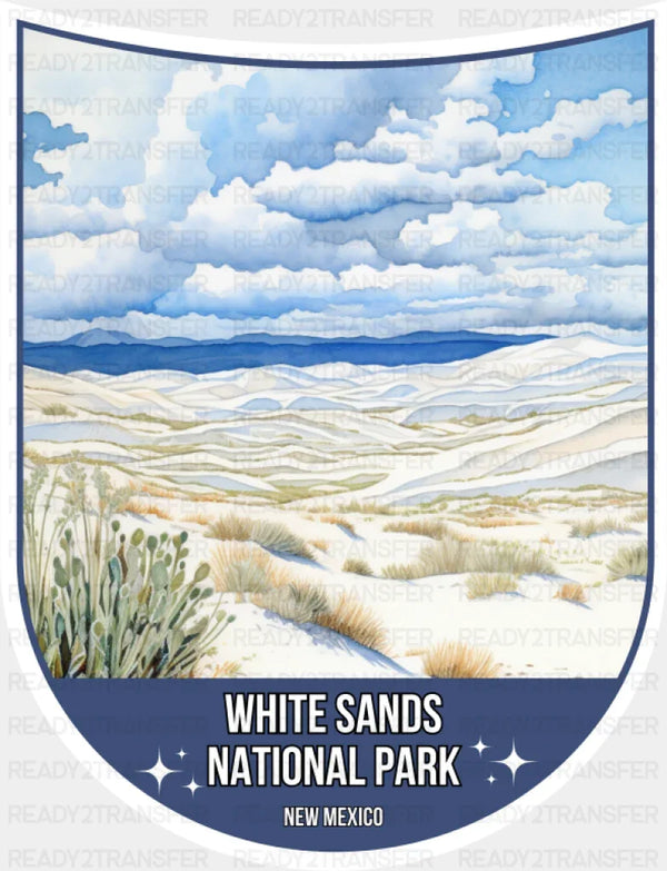 White Sands National Park New Mexico - National Parks DTF Transfer