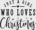 WHO LOVES CHRISTMAS DTF Transfer ready2transfer Black