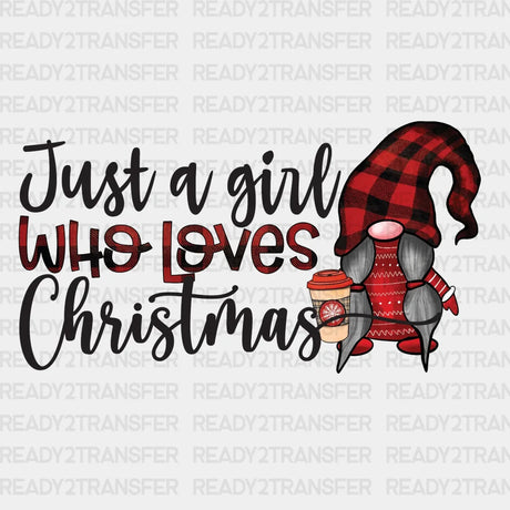 Who Loves Christmas Dtf Transfer