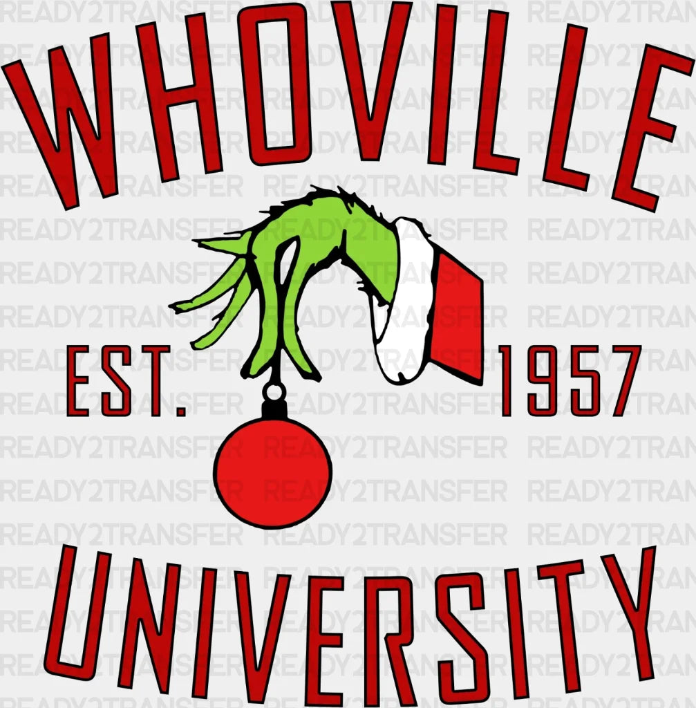 Whoville University Dtf Transfer