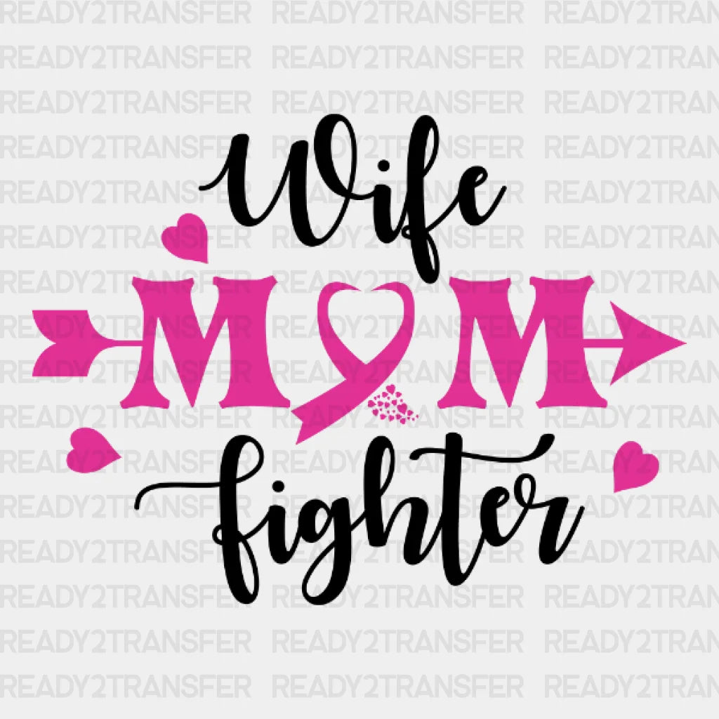 Wife M&M Fighter Dtf Transfer