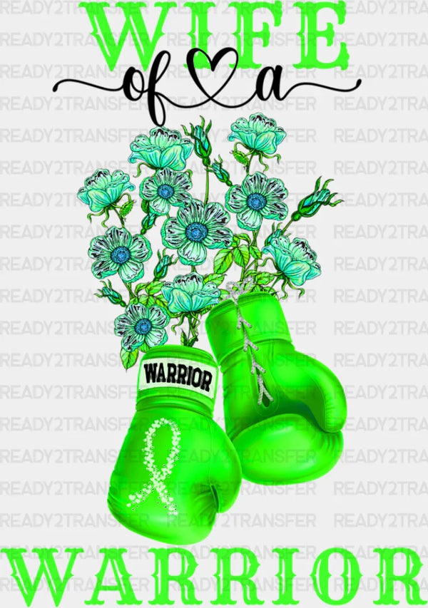 Wife of a Warrior - Lymphoma DTF heat transfer