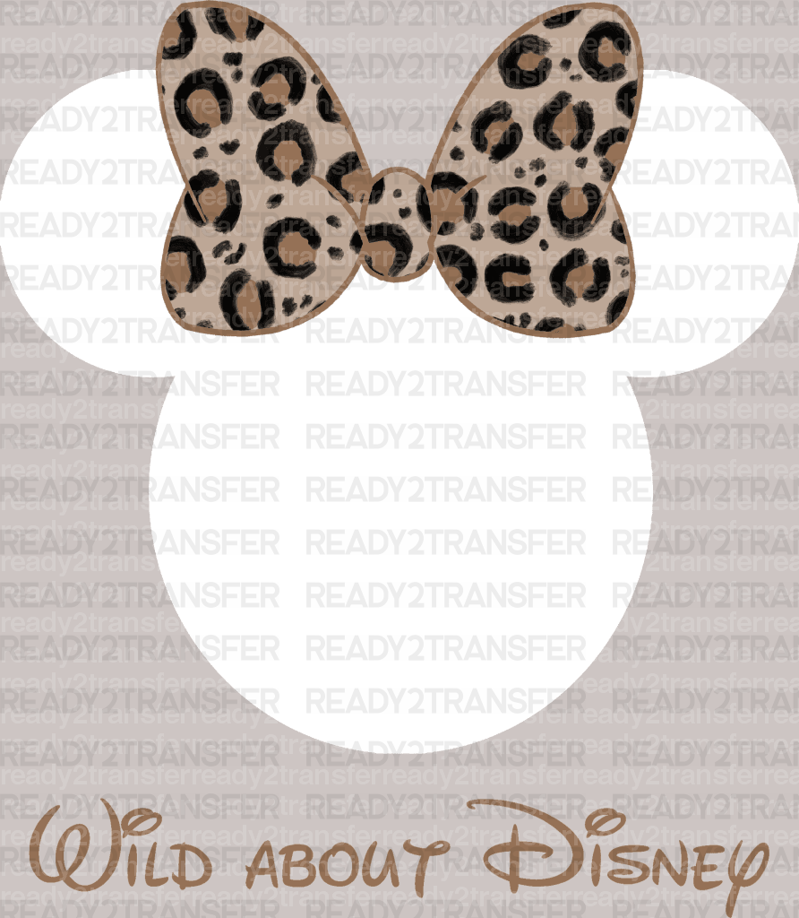 Wild About Disney DTF Heat Transfer, Disney Vacation Design, Mickey Minnie DTF - ready2transfer