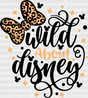 Wild About Disney Minnie Dtf Transfer Adult Unisex - S & M (10’) / Black