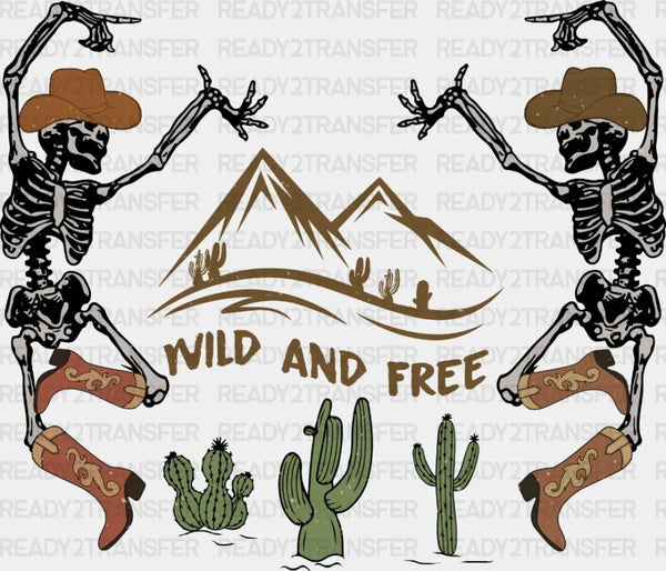 Wild And Free DTF Transfer