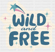Wild And Free - Minimal UV Sticker Permanent UV DTF Decal
