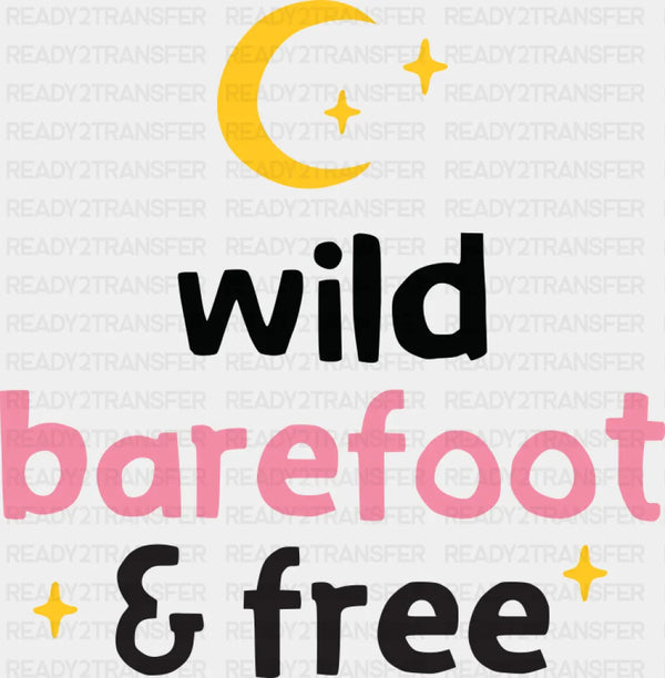 Wild Barefoot & Free - Yoga DTF Transfer