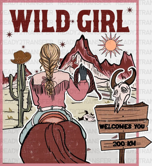 WILD GIRL DTF Transfer