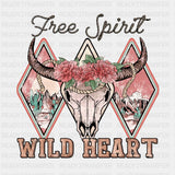 Wild Heart Free Spirit Dtf Transfer