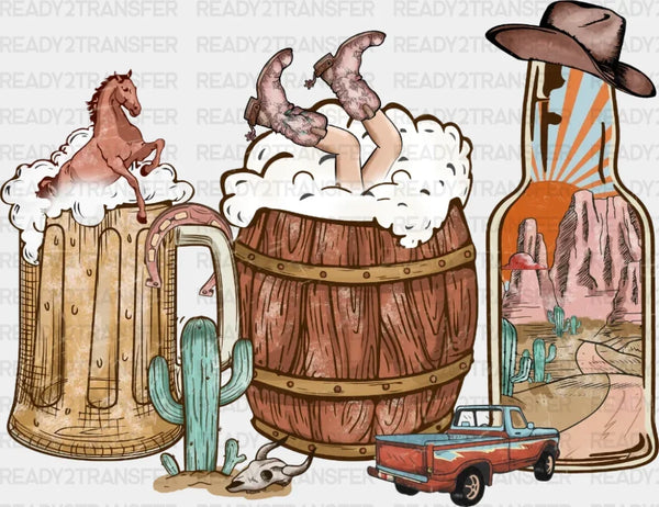 WILD WEST CHEERS DTF Transfer