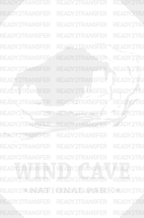 Wind Cave National Park Design - Parks Dtf Transfers Adult Unisex S & M (10’) / White