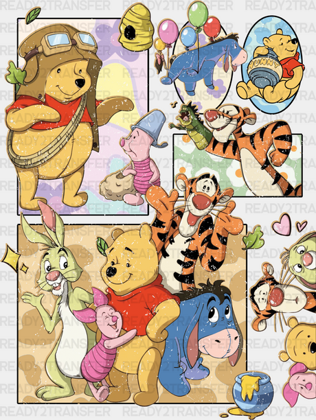 Winnie The Pooh Disney Dtf Transfer