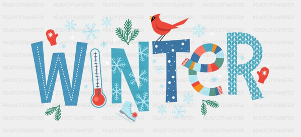 Winter - Seasons Cup Wrap UV Sticker Permanent UV DTF Decal