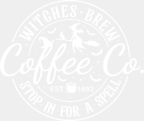 Witches Brew Halloween DTF Transfer Adult Unisex S & M (10’’) / Light Color Design (See Imaging)