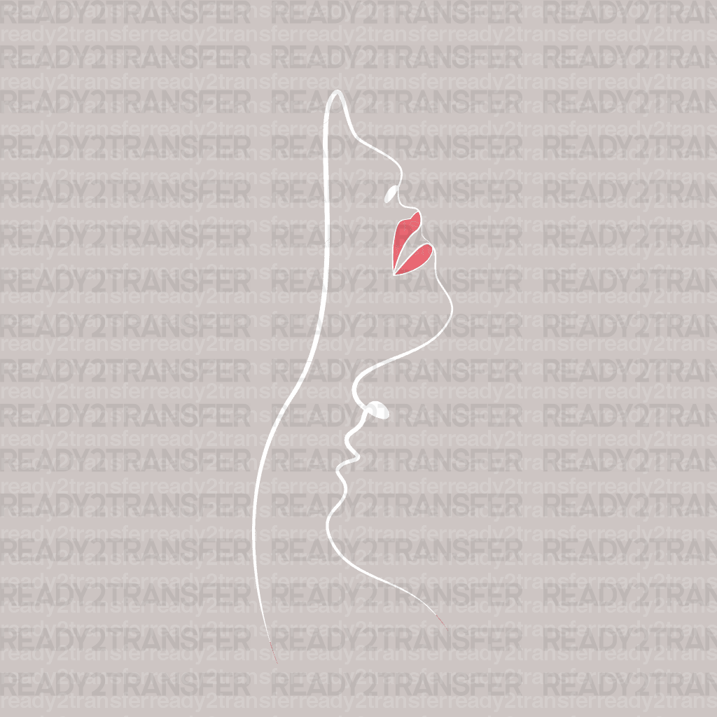 Woman DTF Transfer - ready2transfer