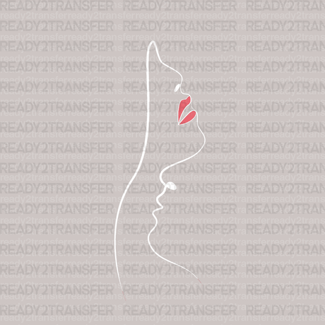 Woman DTF Transfer - ready2transfer