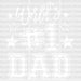World’s #1 Dad Design Father’s Day Dtf Transfer Adult Unisex - S & M (10’) / White