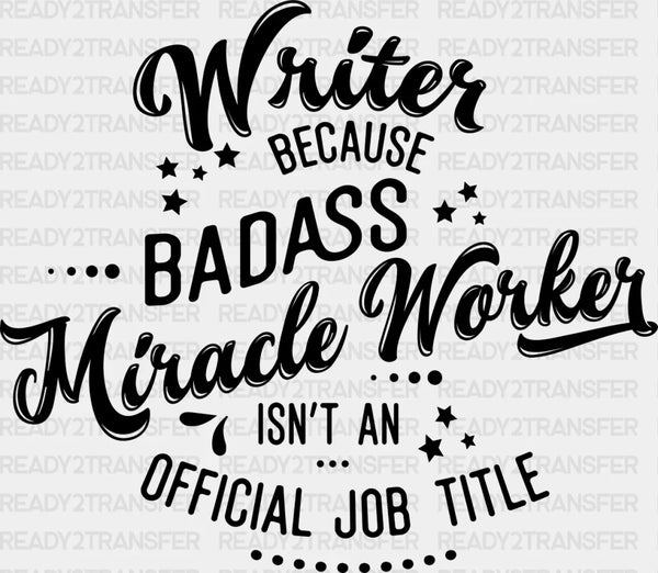 Writer Because - Writing DTF Heat Transfer