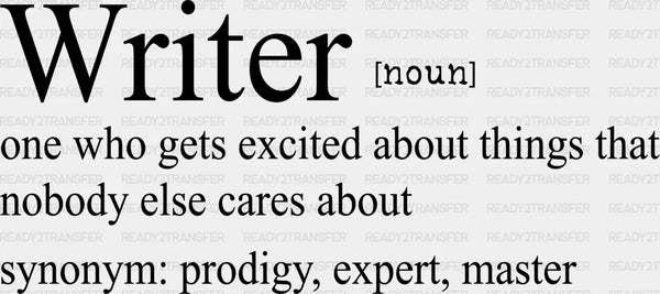 Writer Definition - Writing DTF Heat Transfer