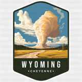 Wyoming Cheyenne - States & Cities DTF Transfer ready2transfer