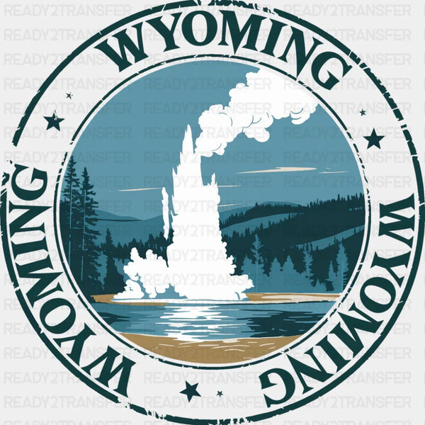 Wyoming - States & Cities DTF Transfer