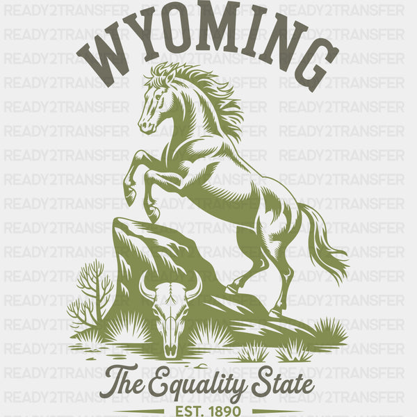 Wyoming The Equality State - States & Cities DTF Transfer