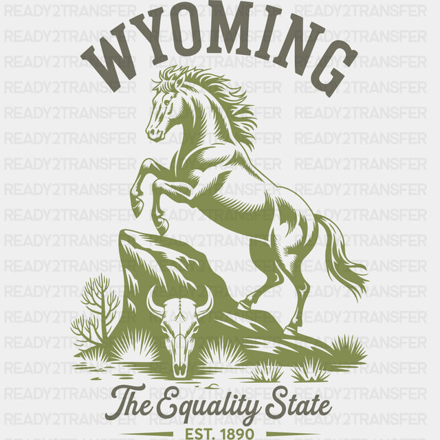 Wyoming The Equality State - States & Cities DTF Transfer ready2transfer