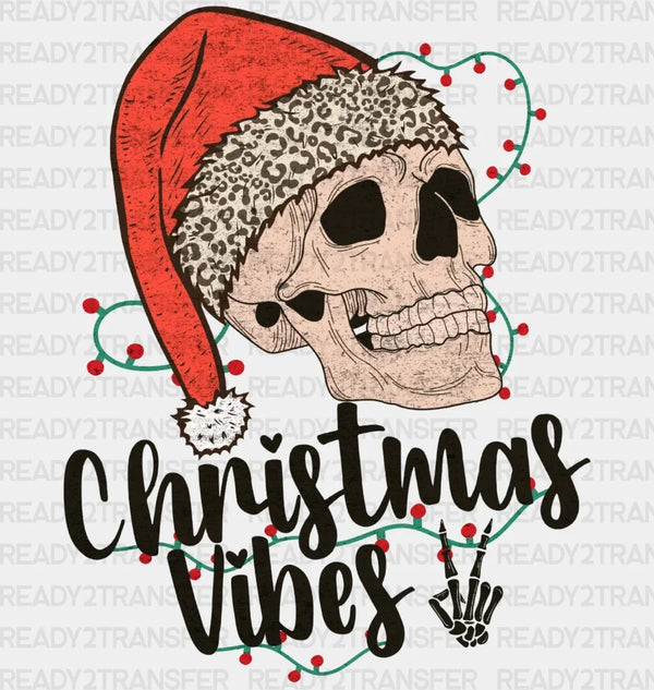 Xmas Vibes DTF Transfer