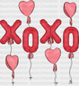 Xoxo Balloon Dtf Transfer