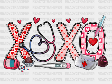 Xoxo Nurse Vibes Dtf Transfer