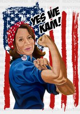 Yes We Kam - Kamala Harris Dtf Transfer Adult Unisex S & M (10’’) / Light Color Design (See Imaging)