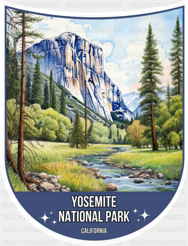 Yosemite National Park California - National Parks DTF Transfer