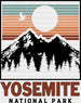 Yosemite National Park Design - National Parks DTF Transfers ready2transfer Black