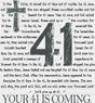 Your 41 Is Coming B&W - Christianity DTF Transfer Adult Unisex - S & M (10’’) / Dark Color Design (See Imaging)