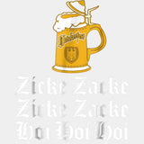 Zicke Zacke, Hoi Hoi Hoi - Oktoberfest DTF Transfers ready2transfer Light Color Design (See Imaging)