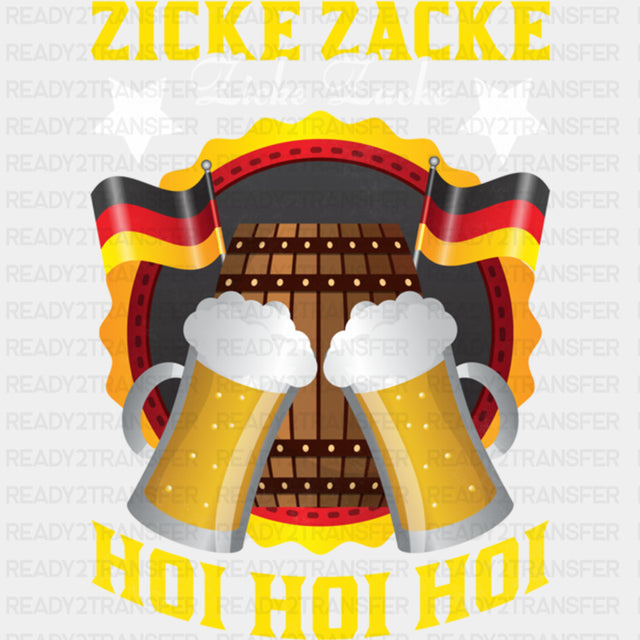 Zicke Zacke - Oktoberfest DTF Transfers ready2transfer