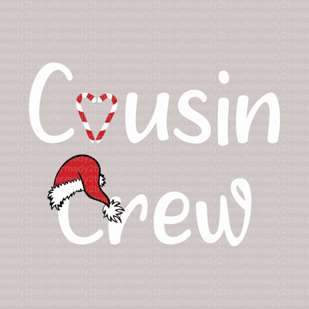Christmas Cousin Crew DTF Transfer - ready2transfer